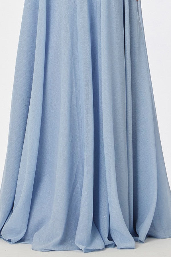Sheer Short Sleeve V Neckline Chiffon Mob Dress Sheer Short Sleeve V Neckline Chiffon Mob Dress  SR2520-4X-Mob