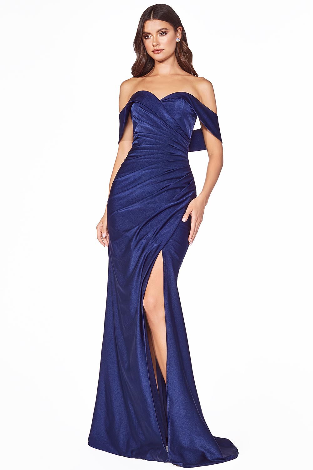 Ladivine Off the shoulder prom bridesmaid dress-KV1050