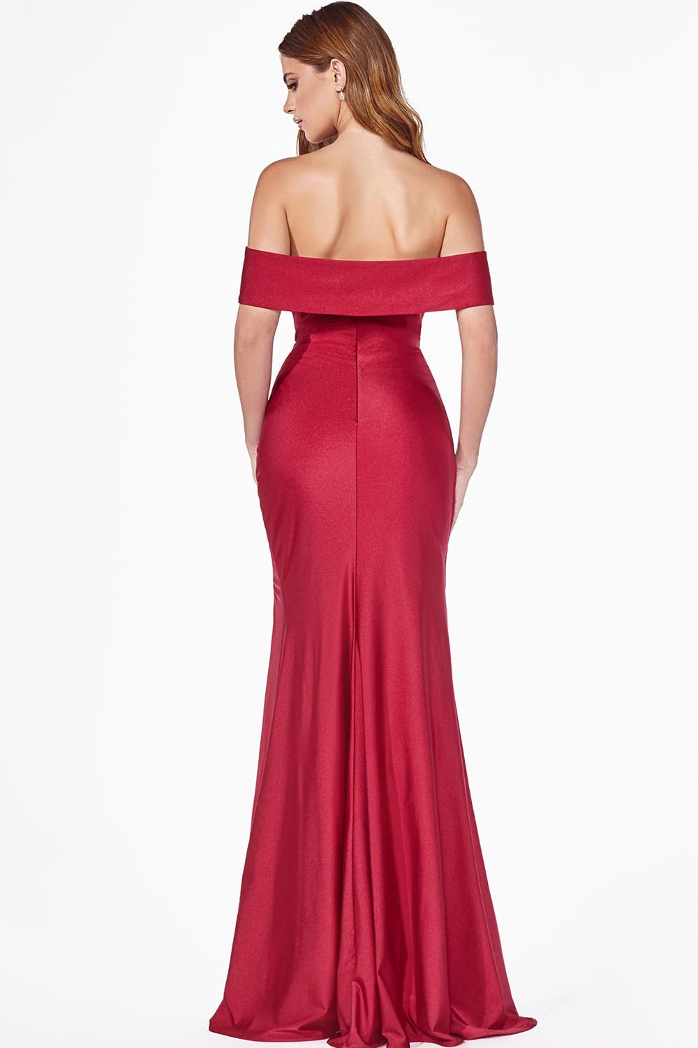 Ladivine Off the shoulder prom bridesmaid dress-KV1050