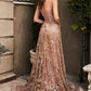 Strapless Glam Gown with Train