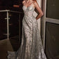 Strapless Glam Gown with Train