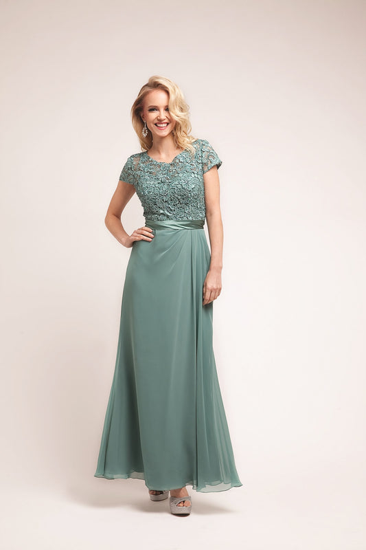 Aline Lace top Gown