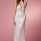 Bridal Gown with detachable Train WITH LACE