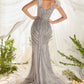ANDREA & LEO A1094 PORTIA FEATHER GOWN