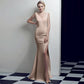 YIDINGZS V-Neck Beading Bridesmaid Dress New Arrive Real Simple Werdding Party Formal Dress YD1569